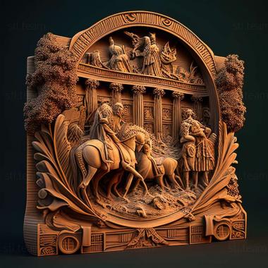 3D model Grand Ages Rome game (STL)